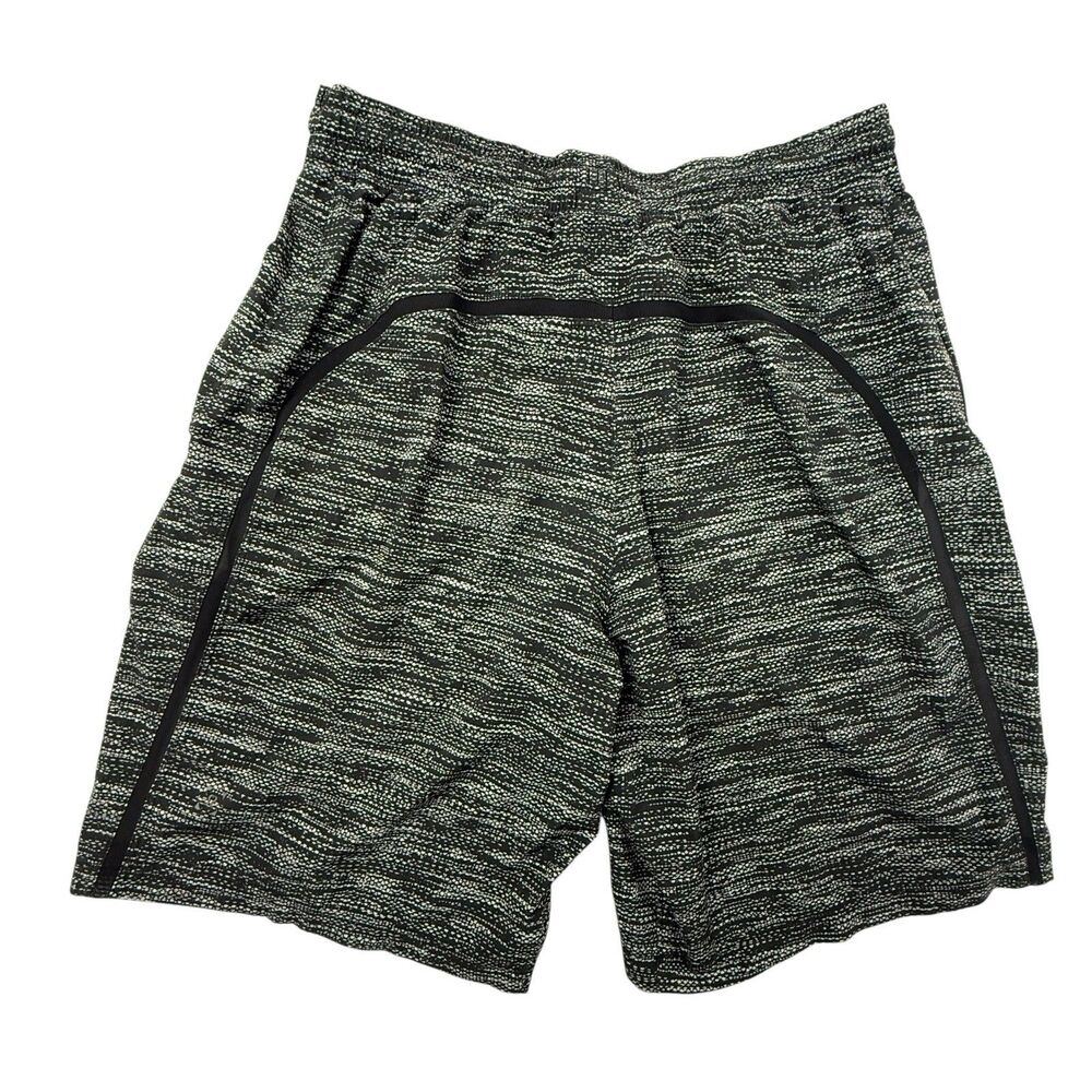 Lululemon Pace Breaker Short With Liner 9" Men Medium All Court Texture Black